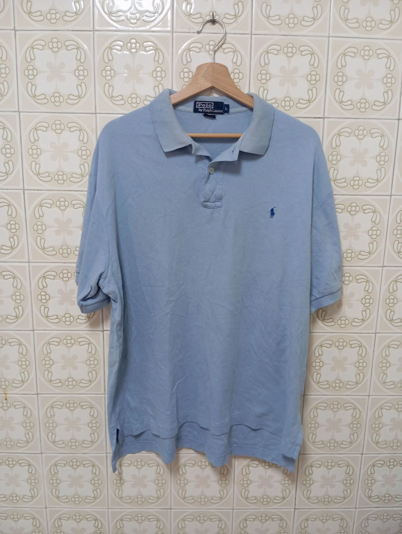 Polo Ralph Lauren azul celeste talla L